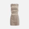 MISBHV Elena Tank Mini Dress - Beige