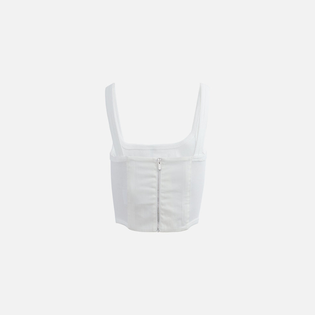 Dion Lee Rib Workwear Corset - Ivory