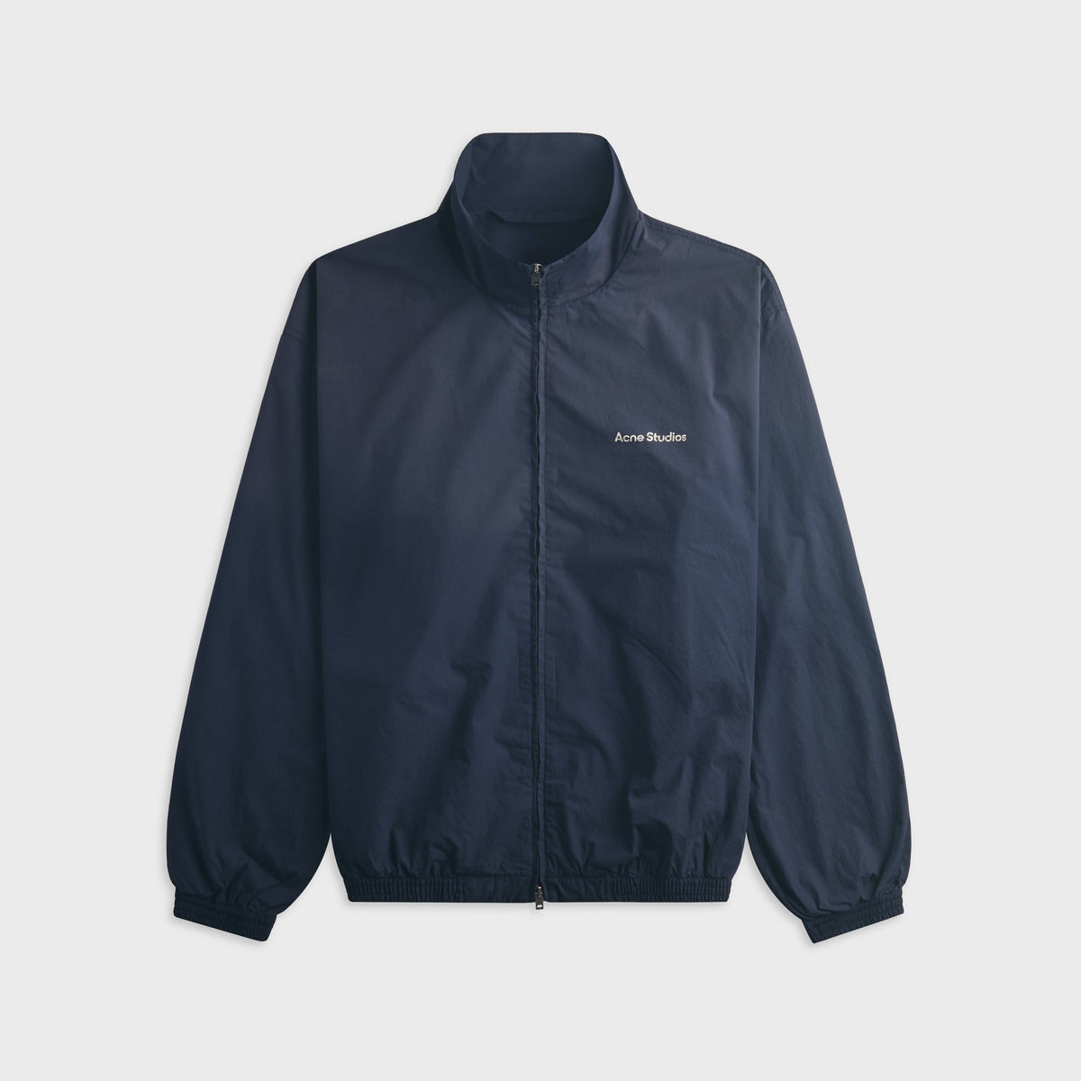 Acne Studios Washed Logo Jacket - Navy