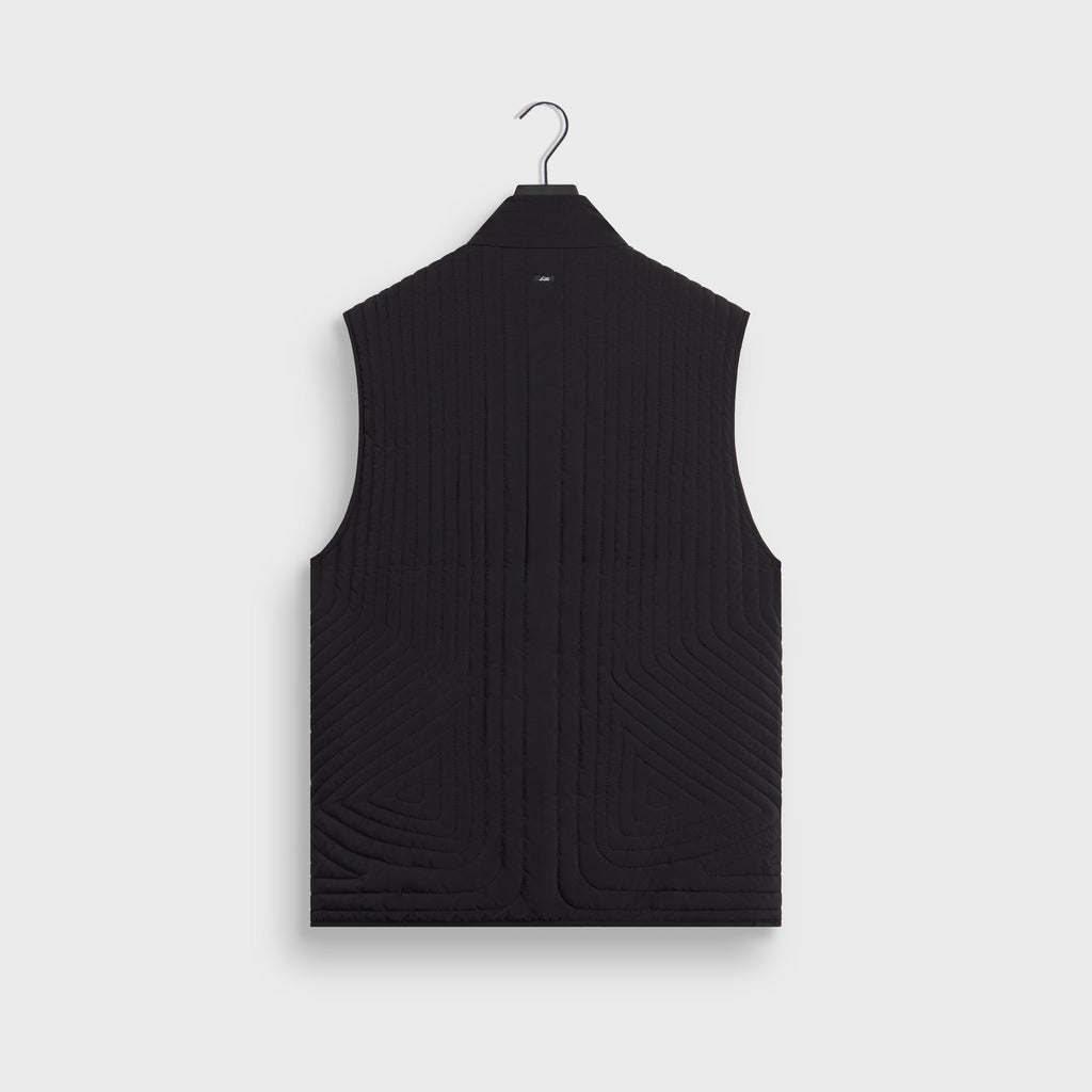 Kith Quilted Nylon Lorenzo Vest - Black