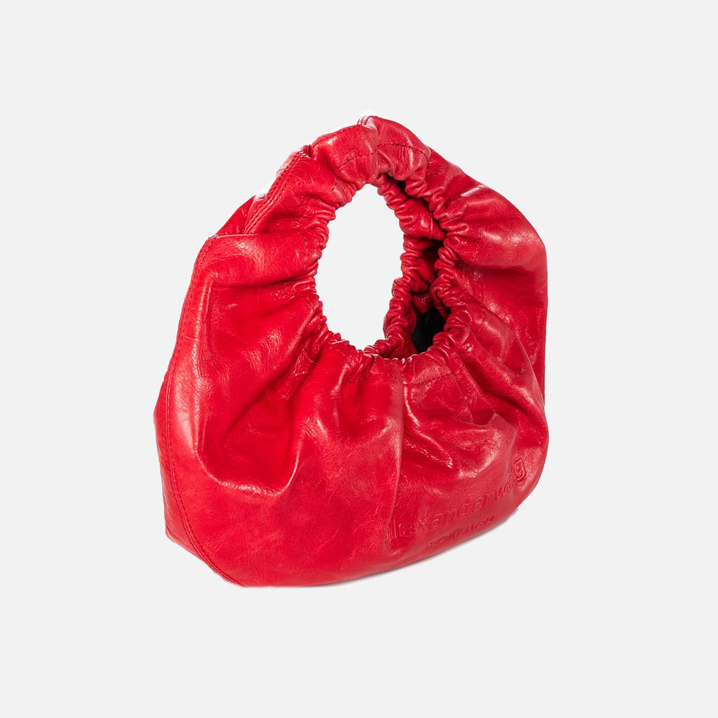 Alexander Wang Small Crescent Top Handle Leather Bag - Flame
