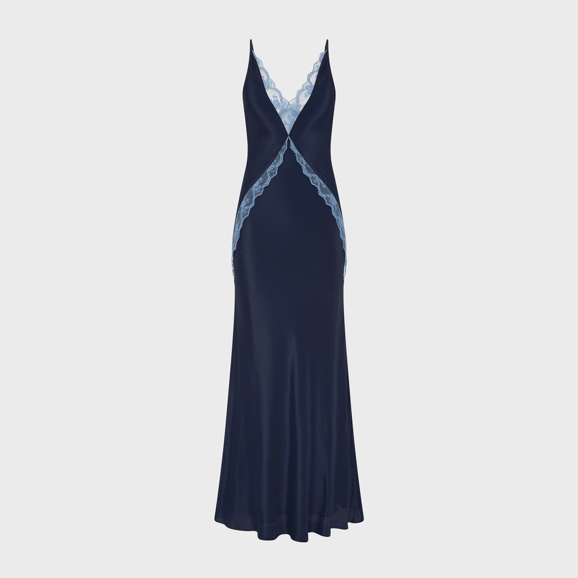SIR Elsie Lace Gown - Navy
