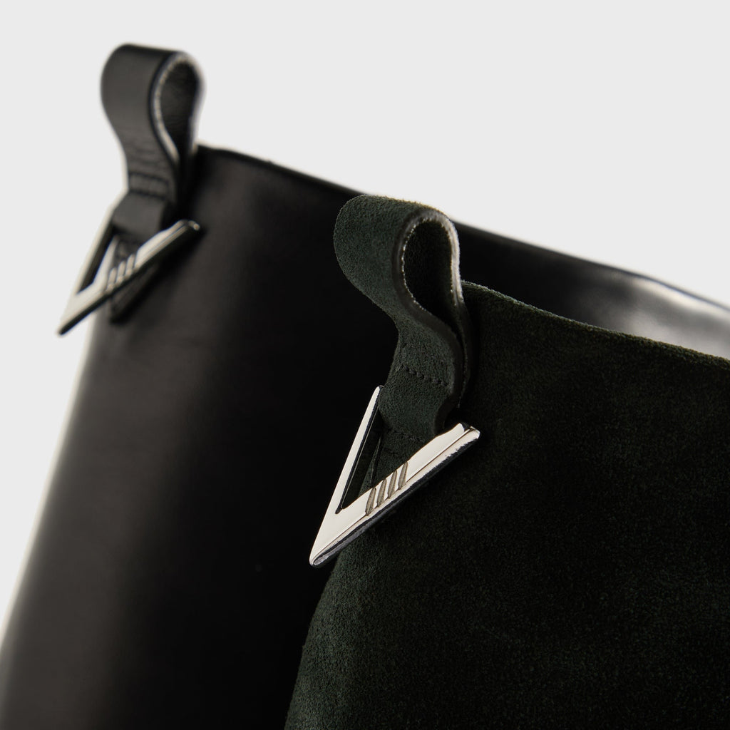 The Attico Robin Combat Boot - Black