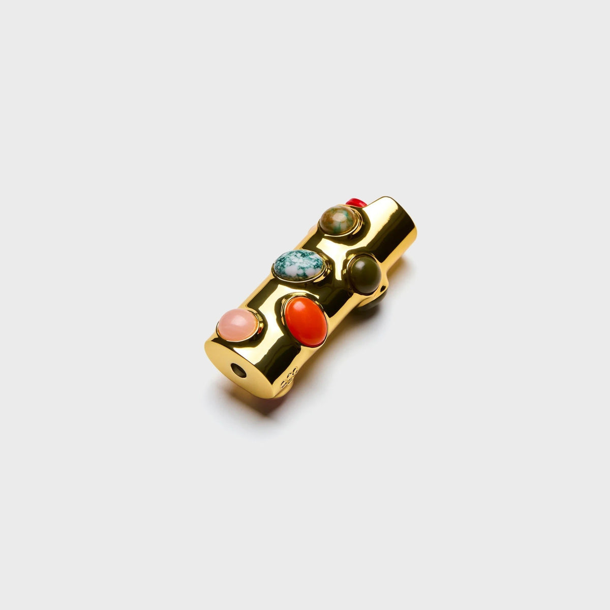Edie Parker Stoned Lighter Case - Carnelian