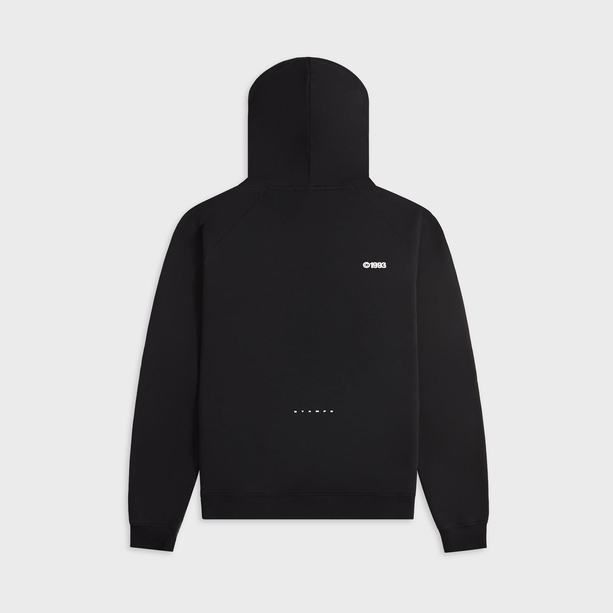 Stampd 1993 Cherub Raglan Hoodie - Vintage Washed - Charcoal