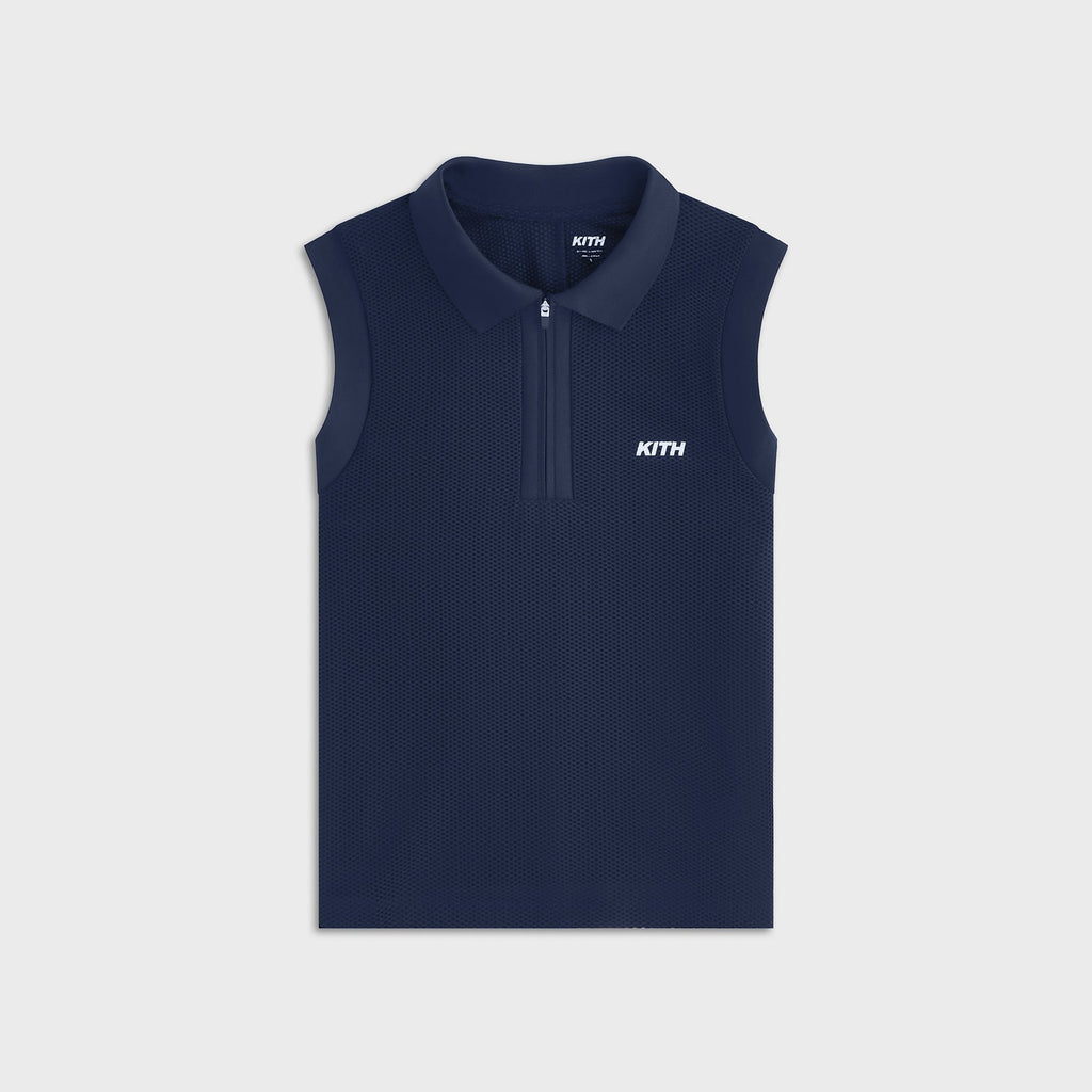 Kith Women Perry Polo Mesh Tank - Nocturnal