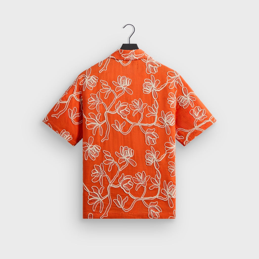 Kith Corded Floral Thompson Camp Collar Shirt - Inferno
