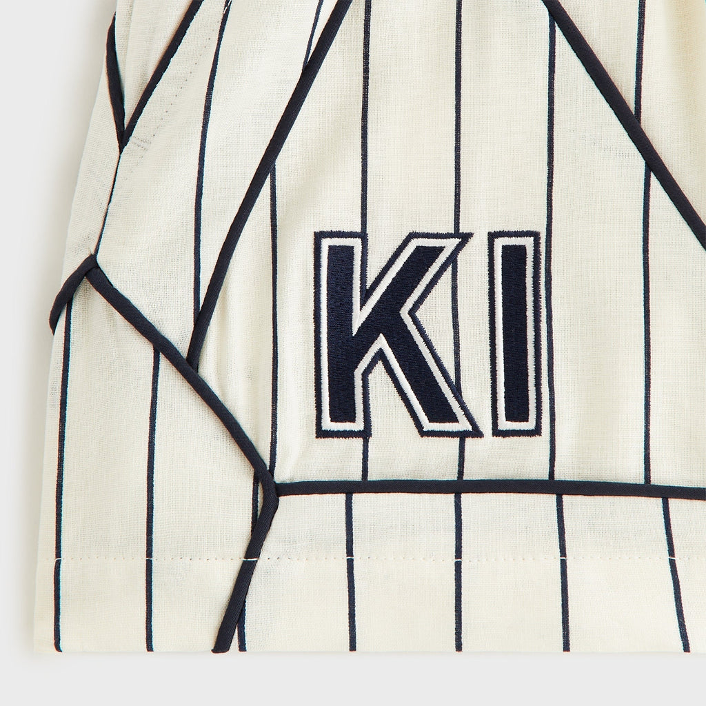 Kith Kids Pinstripe Baseball Turbo Short - Silk
