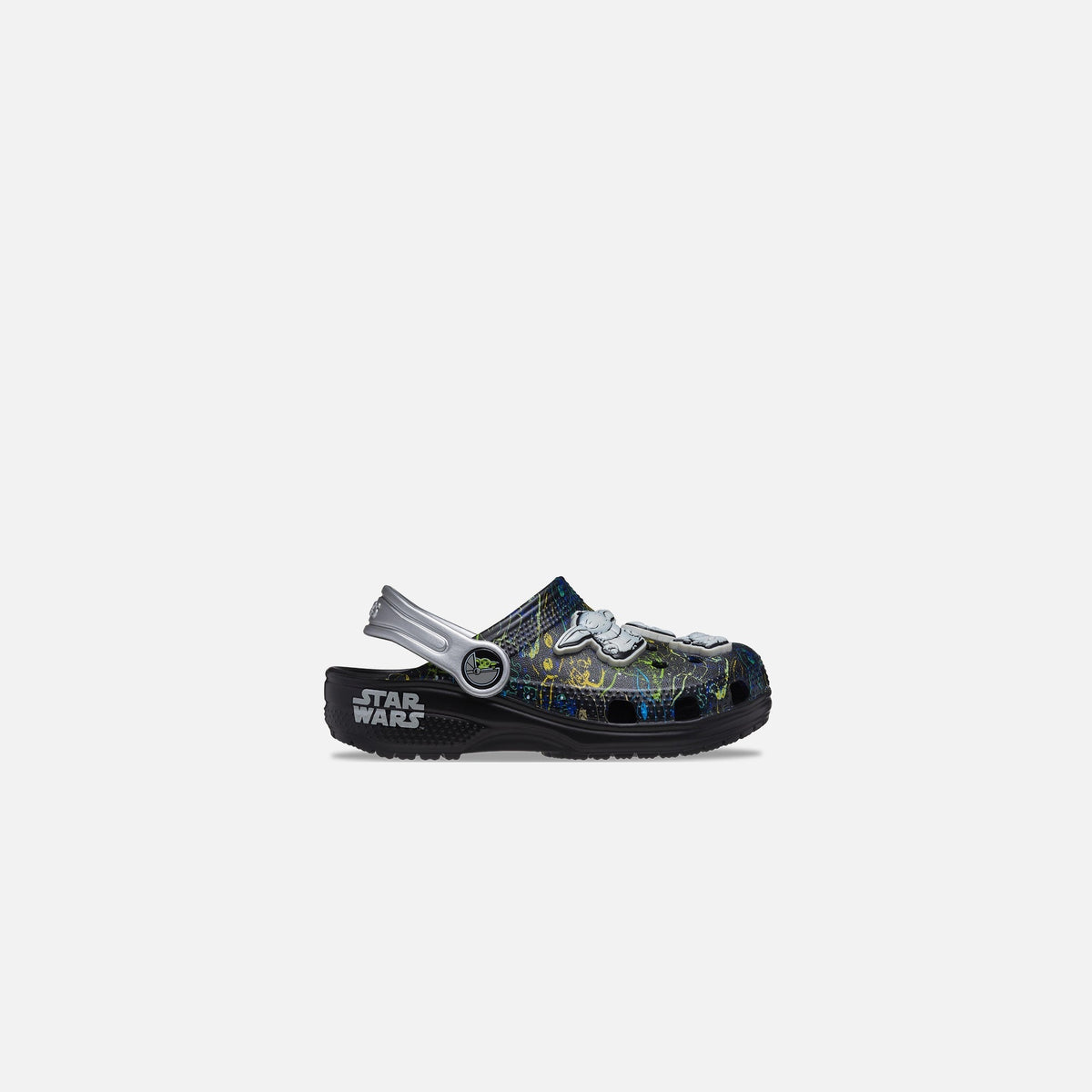 Crocs Toddler Classic Grogu Clog - Black