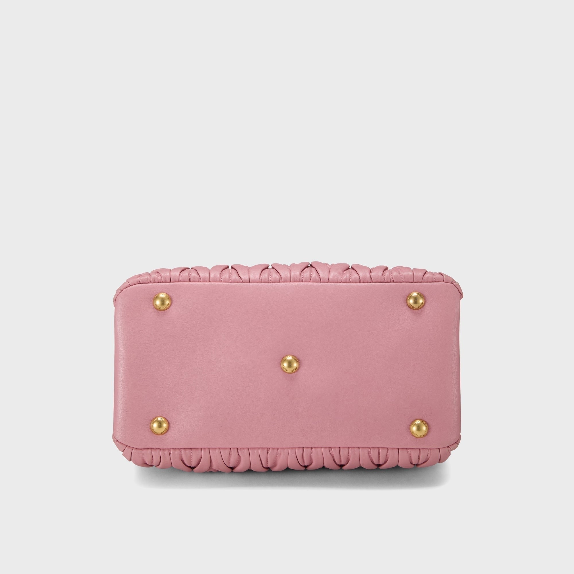 WGACA Miu Miu Nappa Convertible Handbag Small - Pink