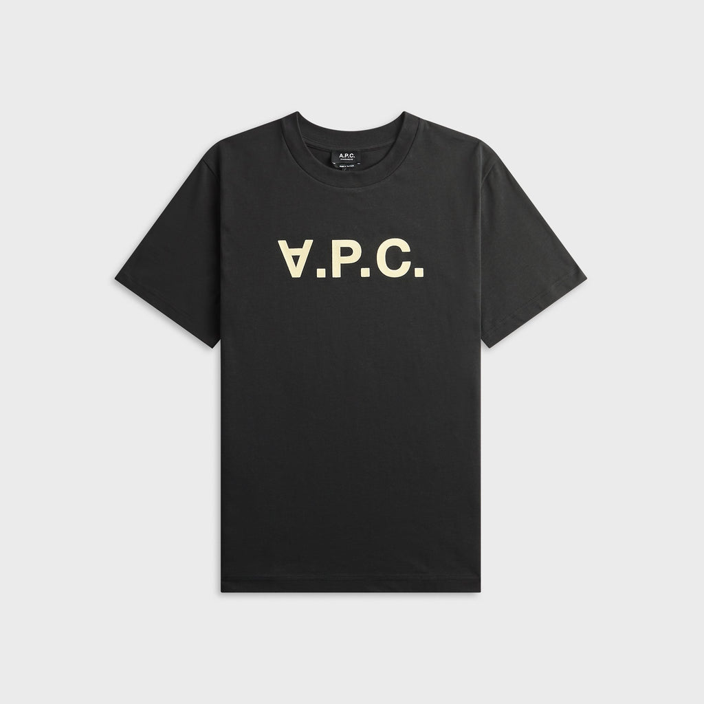 A.P.C. Standard Grand VPC Tee - Faux Noir / Ecru