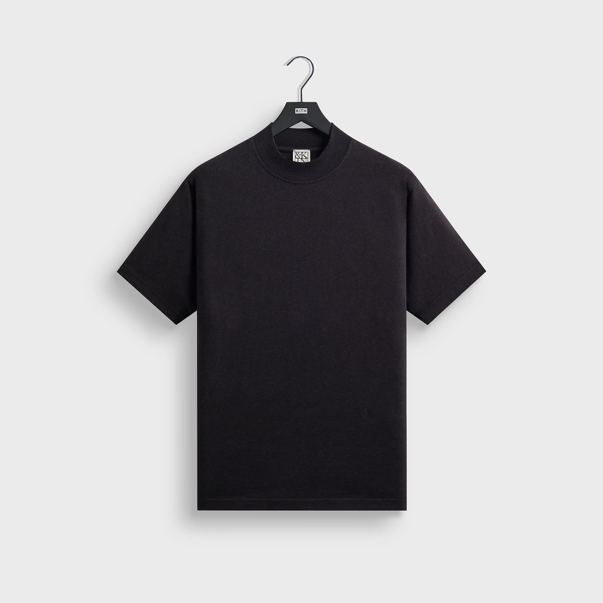 &Kin Mock Neck James Tee - Black