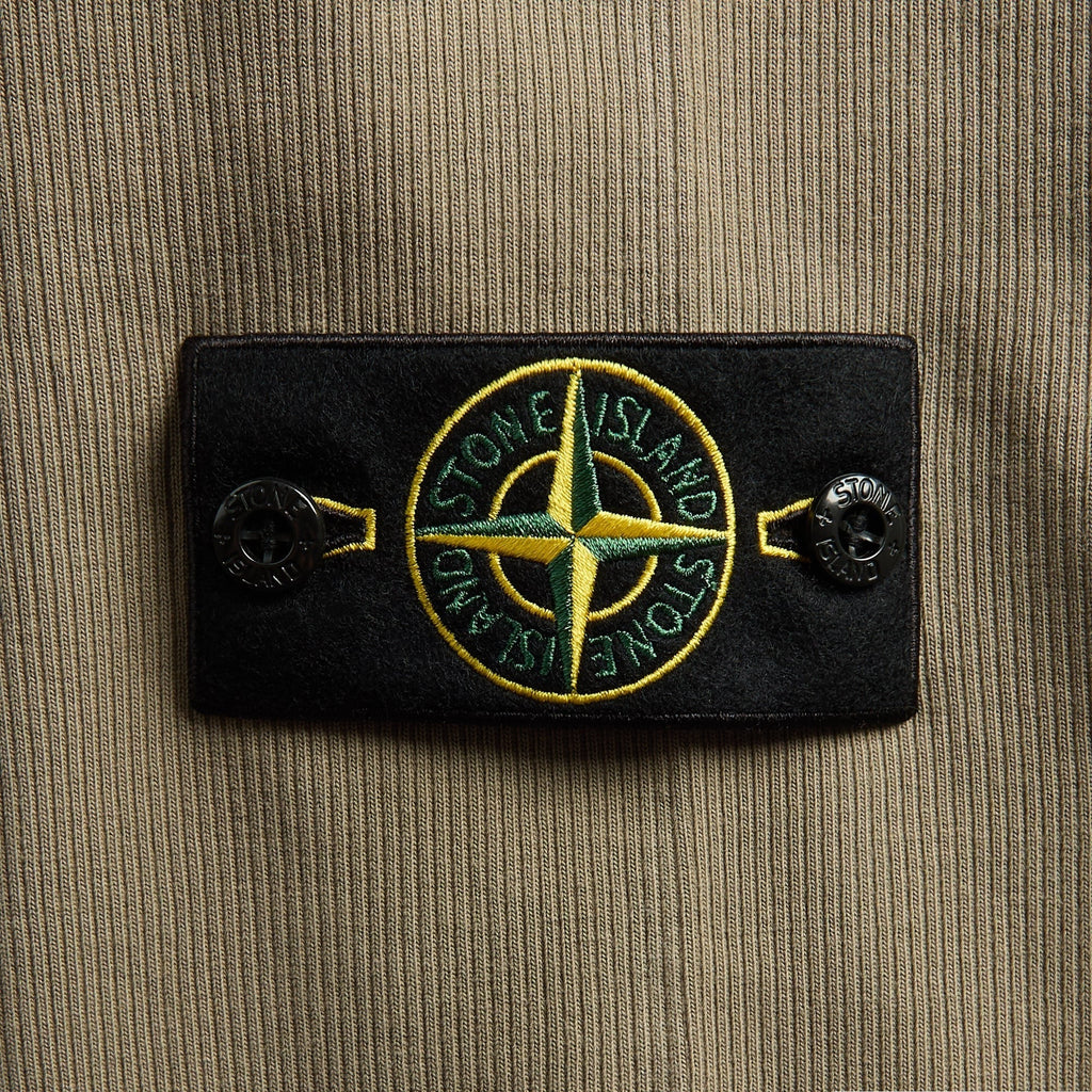 Stone Island Organic Cotton Interlock Sweatshirt - Military Green