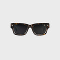 Vintage Frames Bowie Brown Tortoise and Clear Acetate Sunglasses - Black