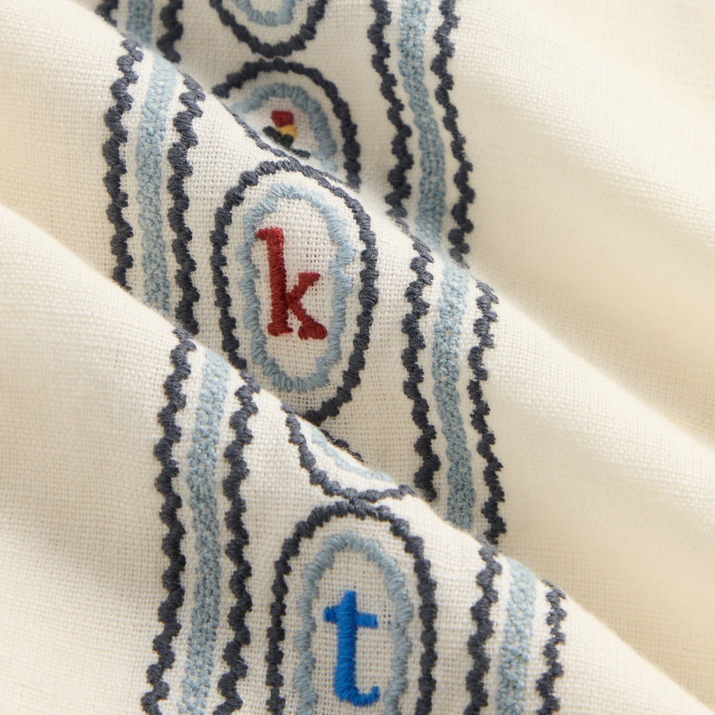 Kith Kids Novelty Embroidered Bennet Collared Shirt - Silk