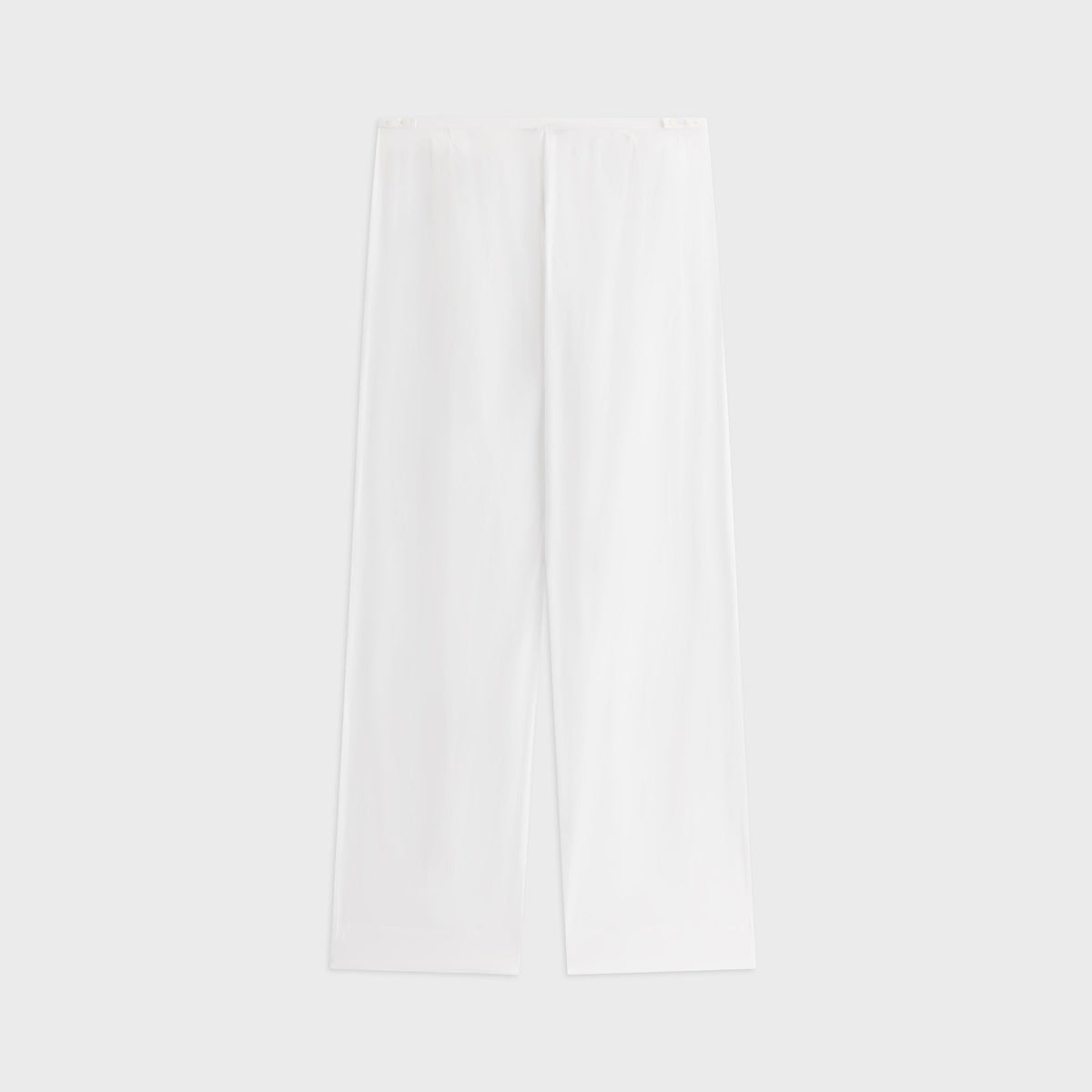Kith Women Tahli Poplin Pleated Wide Pant - White