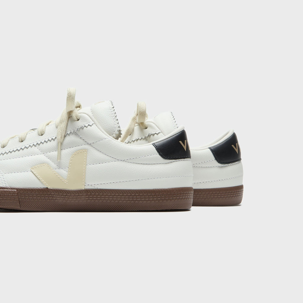Veja Panenka Leather - White / Black / Bark