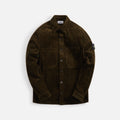 Stone Island Cotton Corduroy Overshirt - Olive