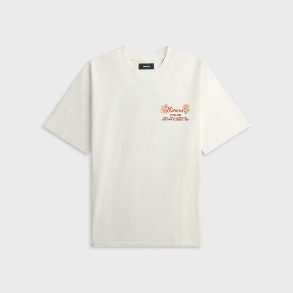NAHMIAS Wipeout Surf Shop Boxy Tee - White