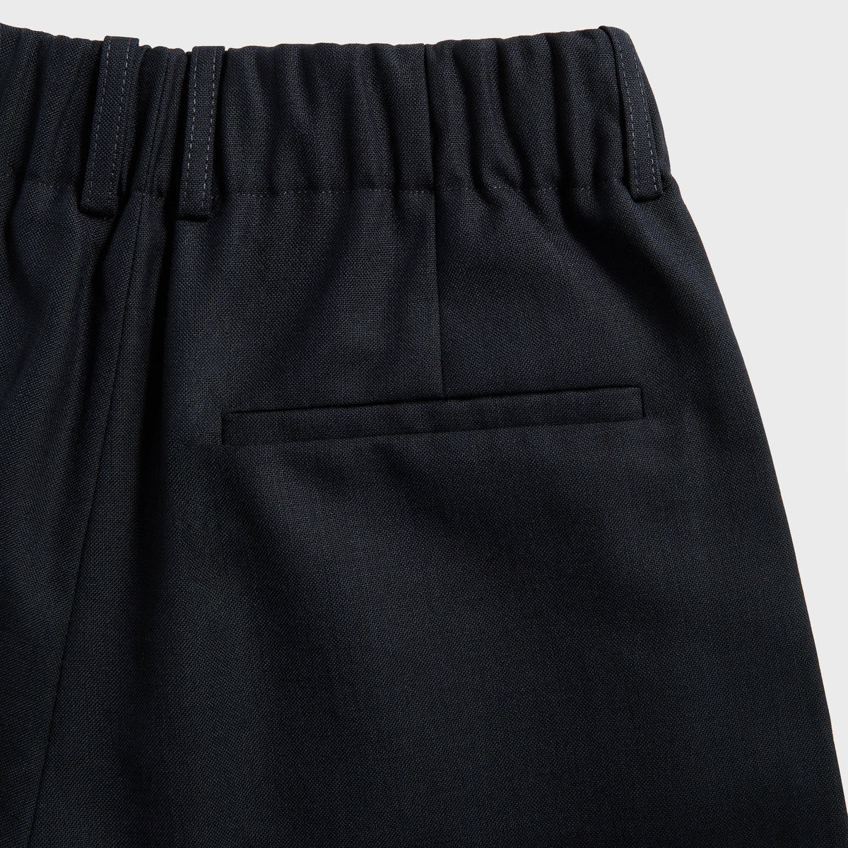 Studio Nicholson Noam Tropical Wool Pant - Darkest Navy