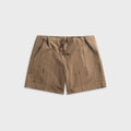 Kiko Kostadinov Mosaic Check Kyan Short - Moor Brown
