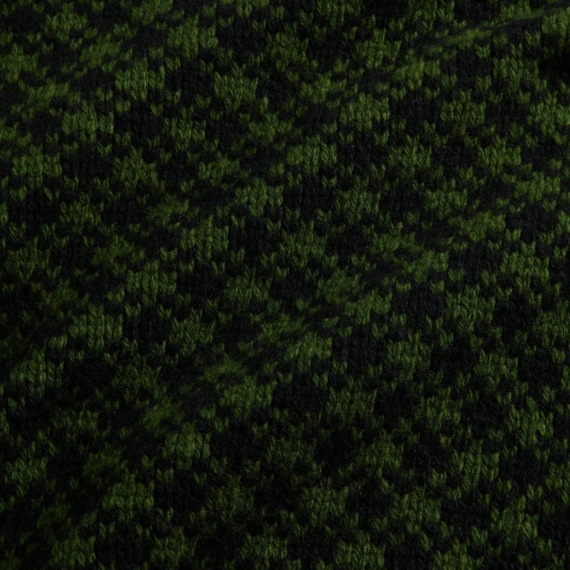 Marni Green Wool Jumper with Geometric Motif - Stonegreen