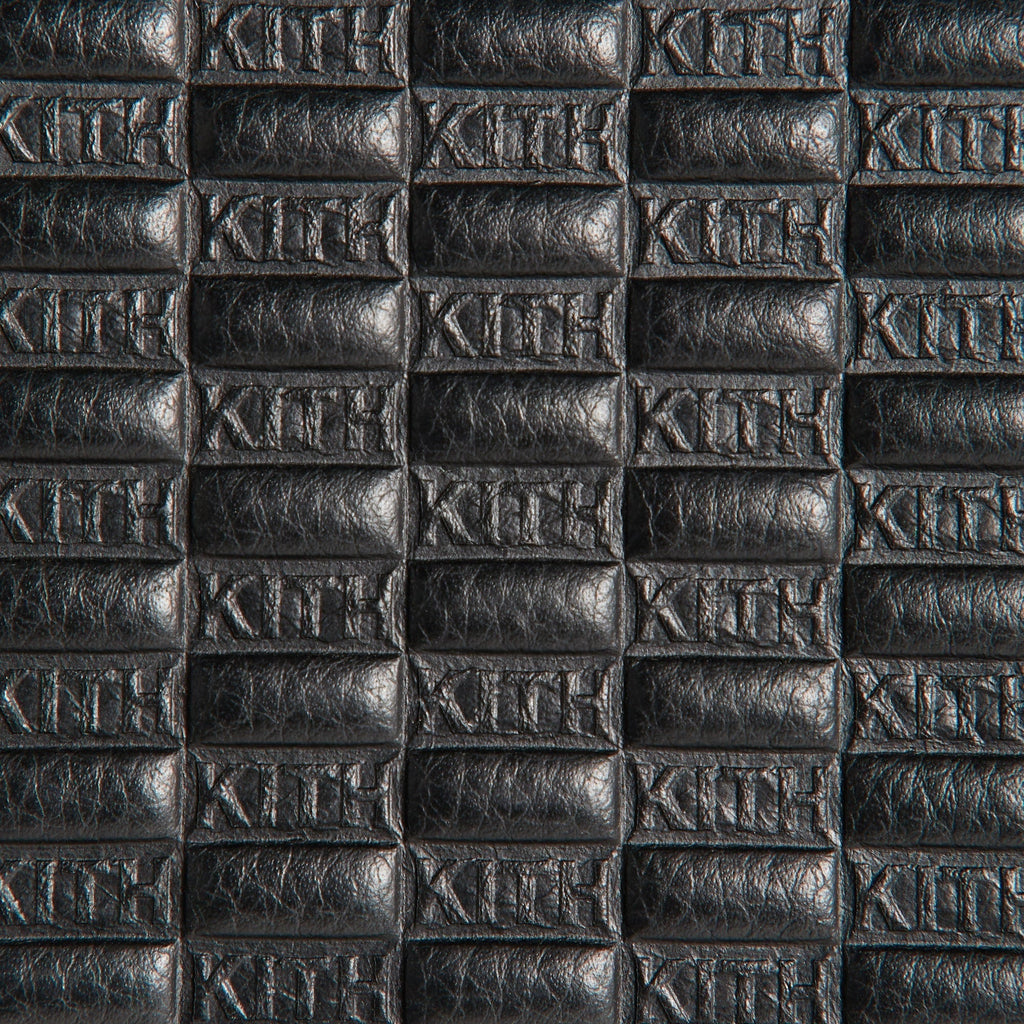 Kith for BMW Leather Travel Garment Duffle Bag - Black