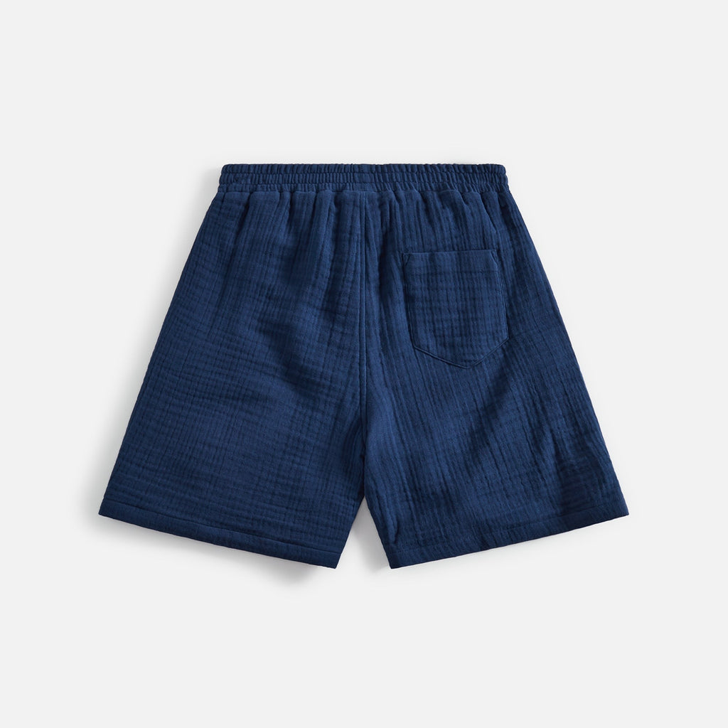 Daily Paper Enzi Seersucker Short - Pageant Blue