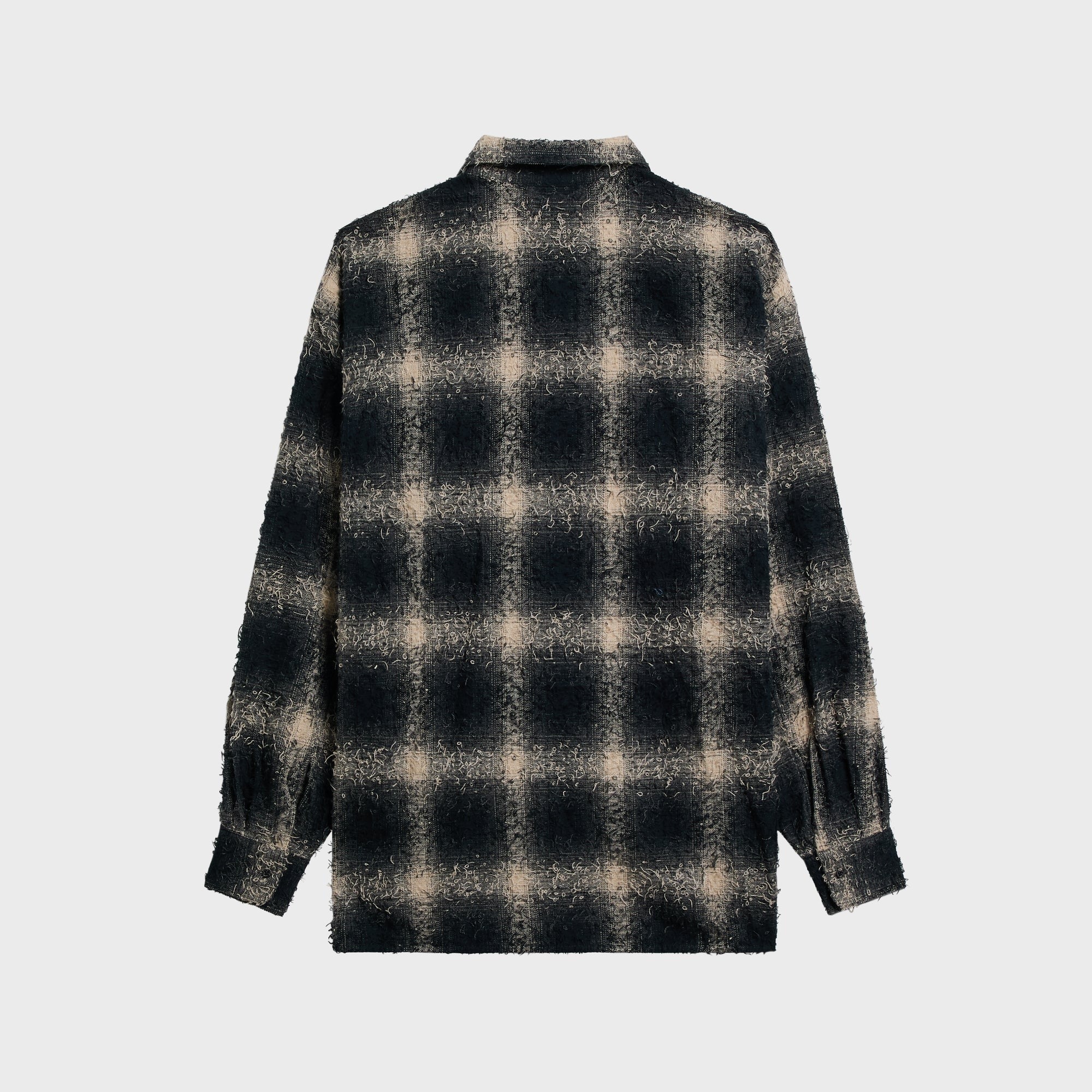 KOZABURO Boxy Fit Flap Pocket Shirt - Black