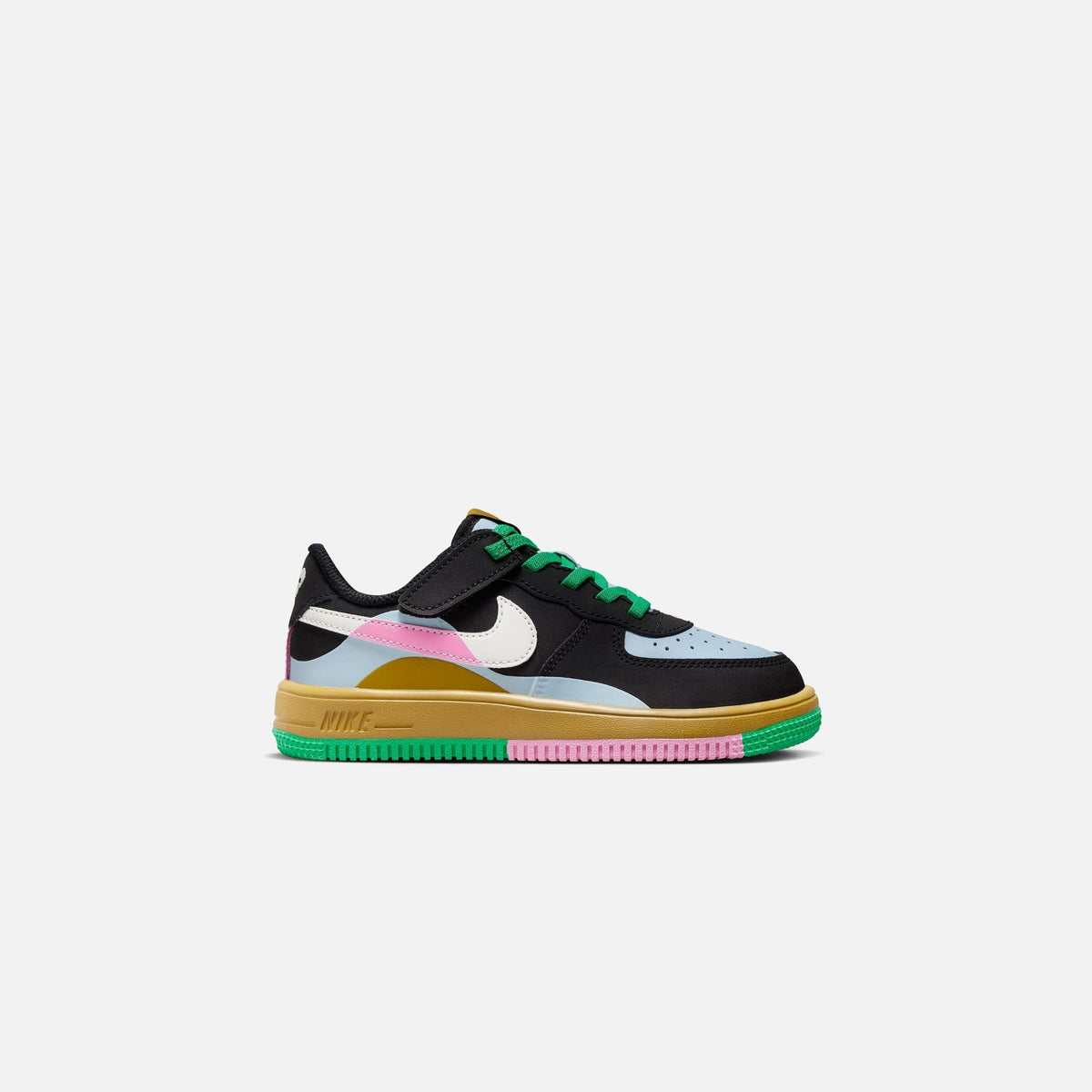 Nike PS Air Force 1 LV8 - Black / Summit White / Light Armory Blue