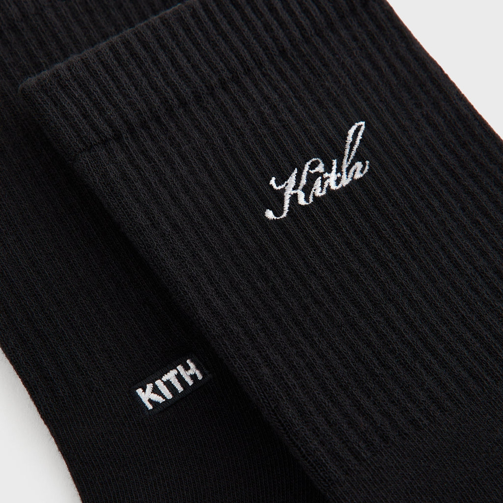 Kith Women 3-Pack Lightweight Cotton Classic Crew Socks - Multi
