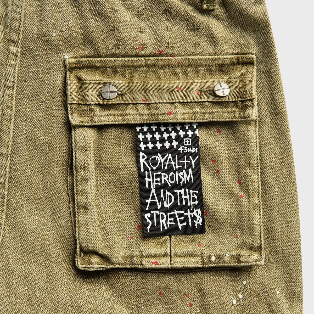 Ksubi Trooper Militant Cargo Short - Khaki