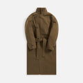 Lemaire Wrap Coat - Dark Squirrel