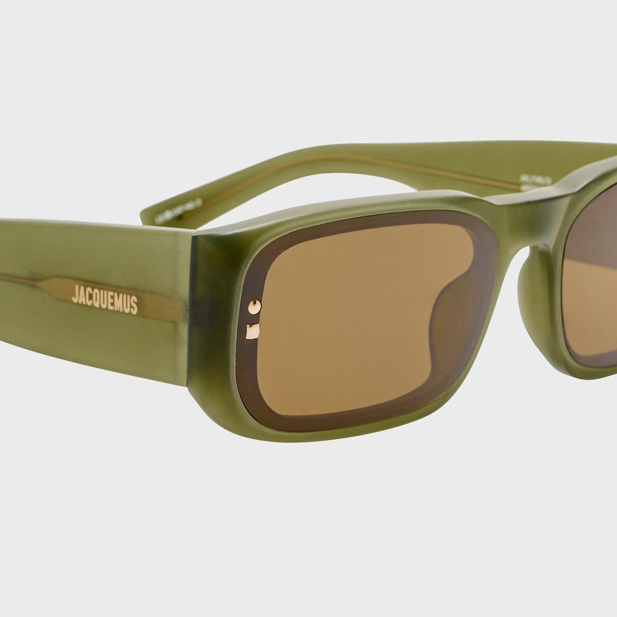 Jacquemus Pisco Frames - Sanded Green / Light Gold / Brown