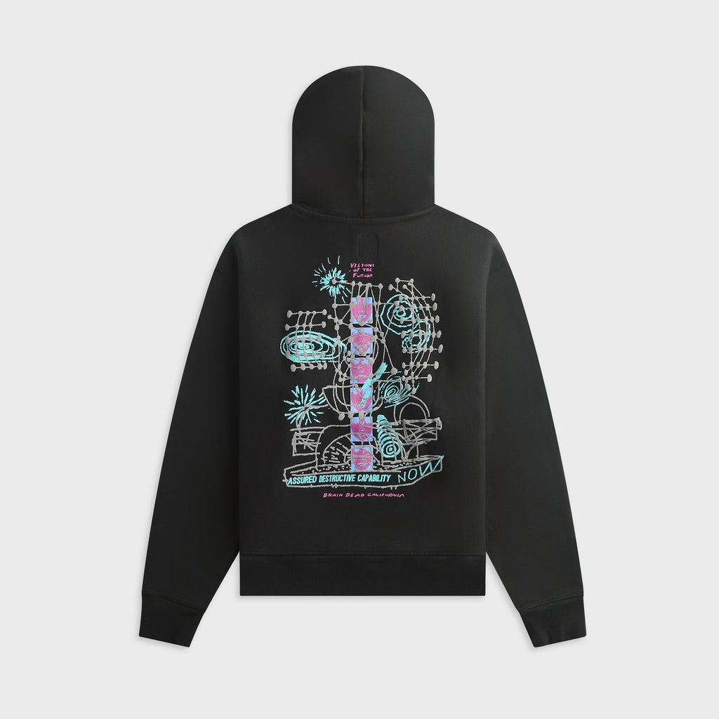 Brain Dead Permanent Universe Hoodie - Black