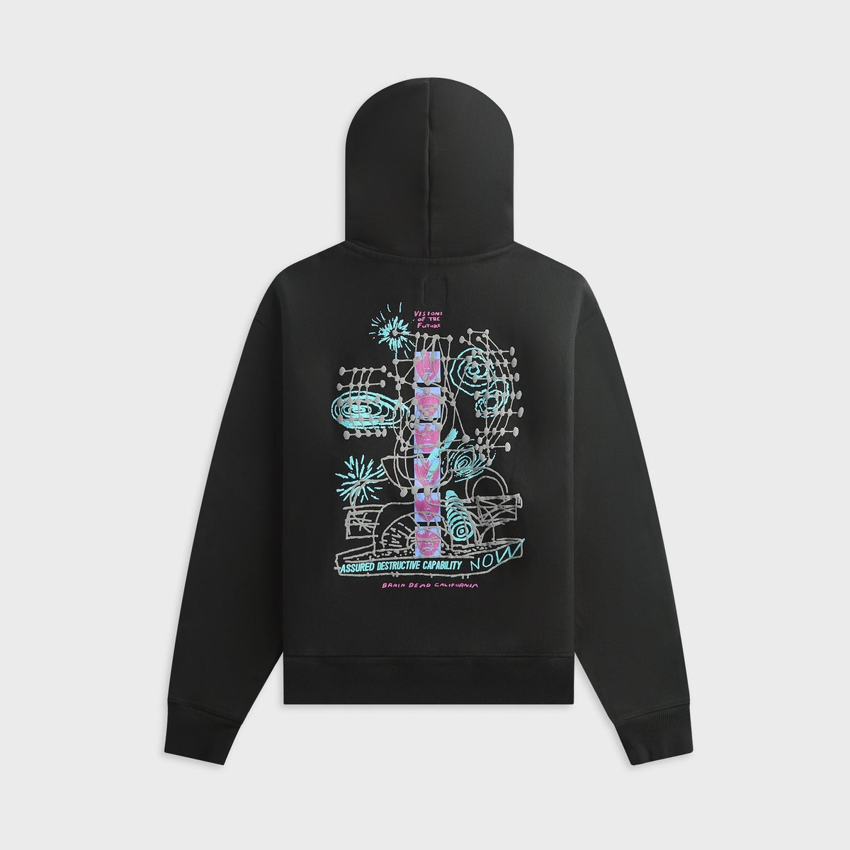 Brain Dead Permanent Universe Hoodie - Black