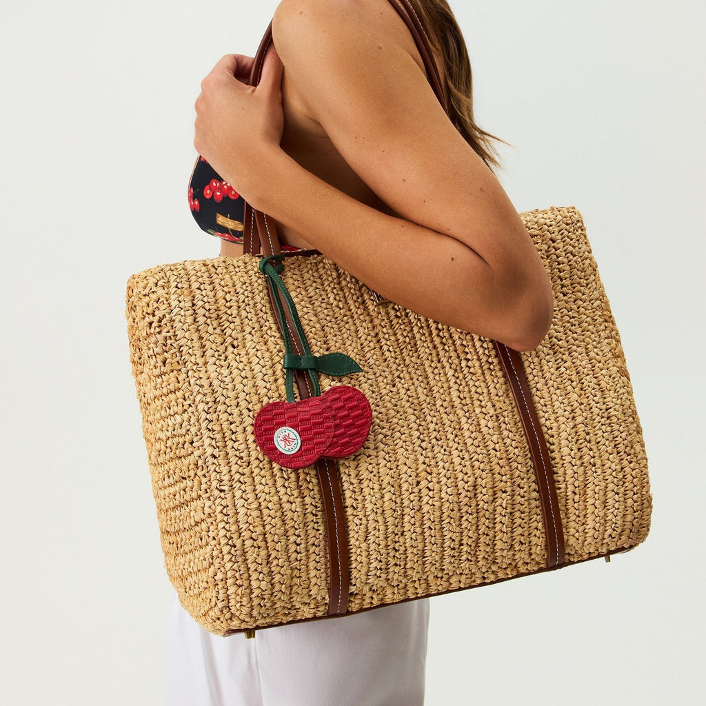 Kith Women Monogram Leather Cherry Bag Charm - Dalle