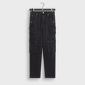 Kith Herringbone Denim Zane Cargo Pant - Black