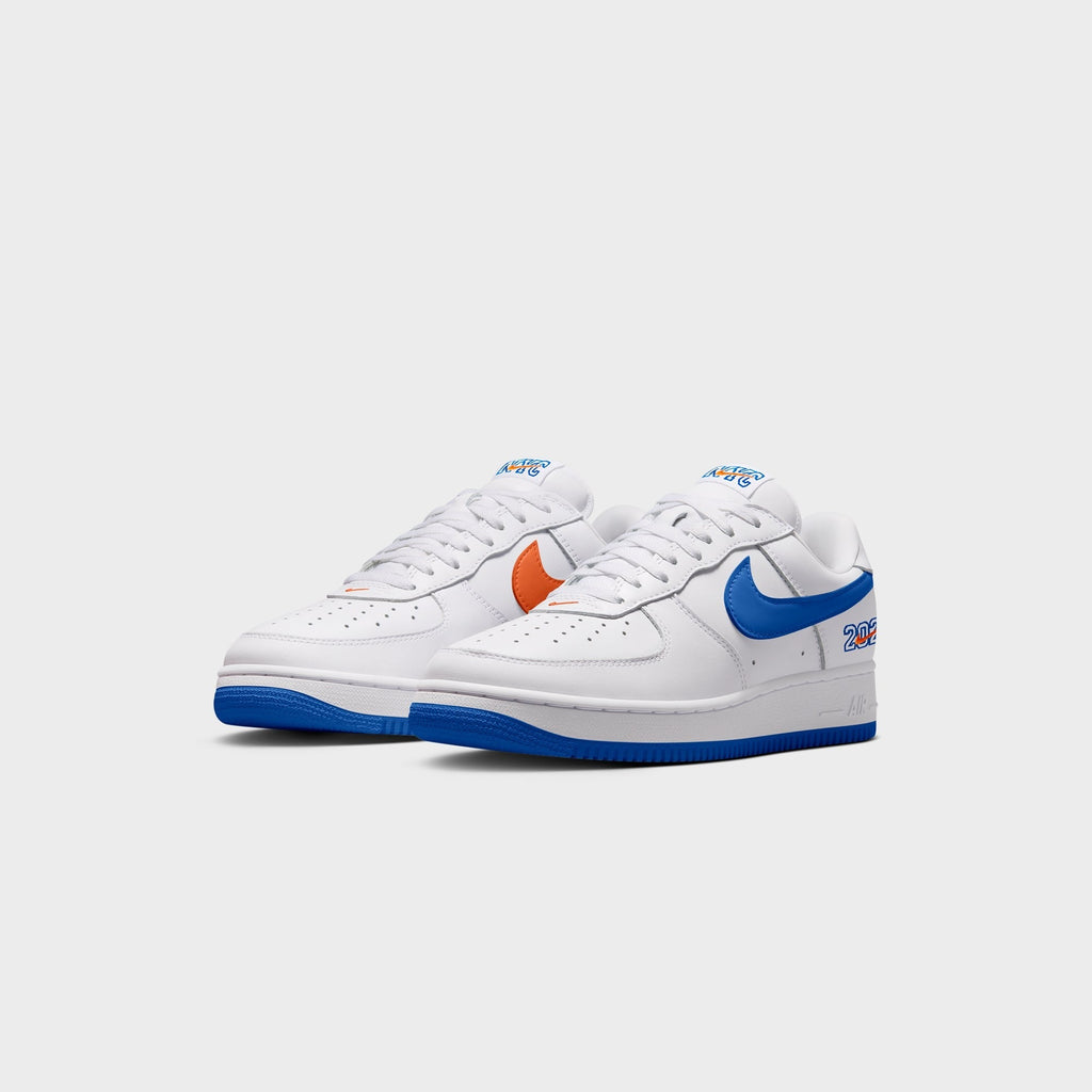 MADE-TO-ORDER | Nike Air Force 1 '01 "NYC" - White / Brilliant Orange / Rush Blue PH