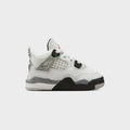 Nike TD Air Jordan 4 Retro - Summit White / Fire Red / Tech Grey / Black