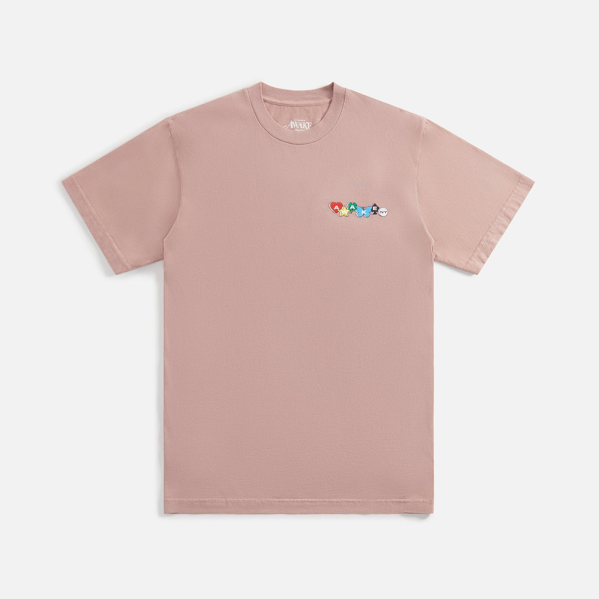 Awake NY Printed Charm Logo Tee - Brown