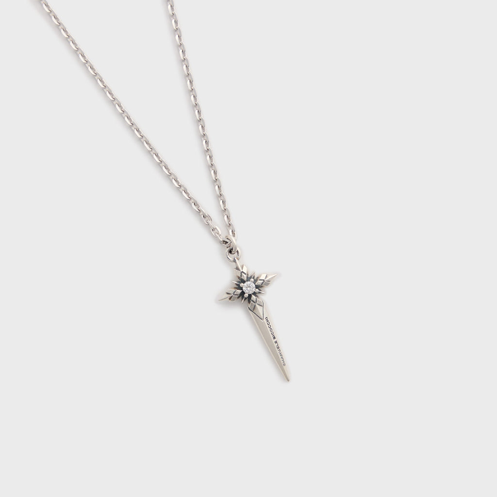 Emanuele Bicocchi Star Wind Dagger Necklace - Silver