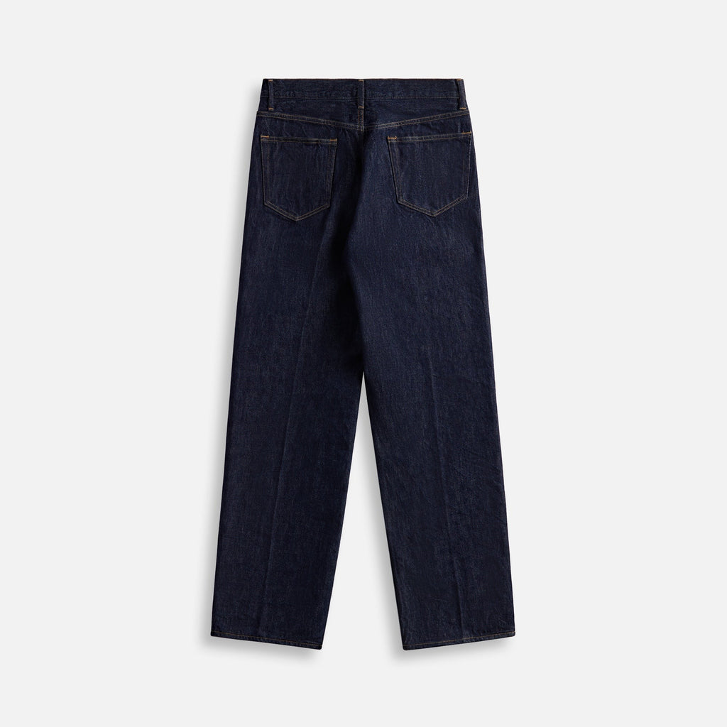 Auralee Hard Twist Denim 5P Pants - Indigo