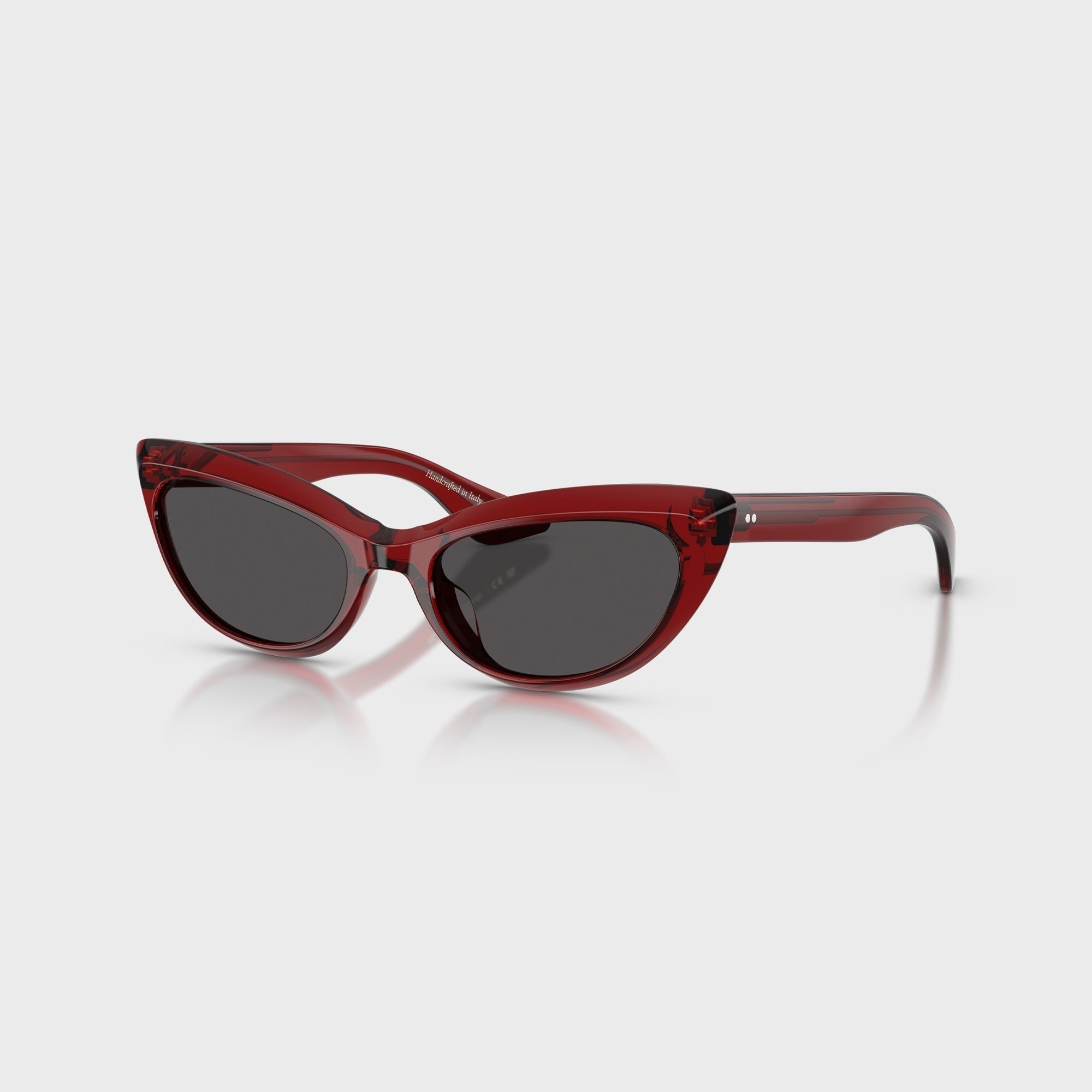 KHAITE x Oliver Peoples 1963C Sunglasses - Dark Red / Grey
