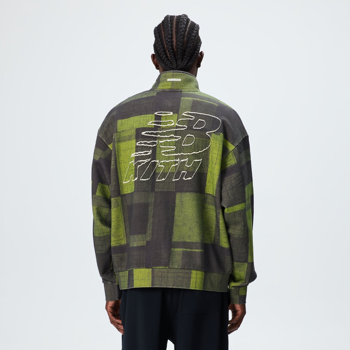 Kith & New Balance Woodblock Nelson Quarter Zip - Calliste