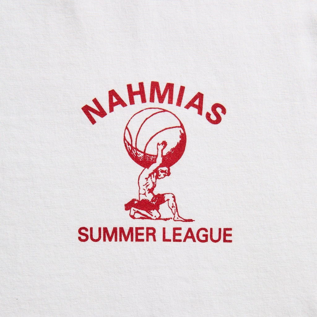 NAHMIAS Youth Basketball Boxy Tee - Optic White