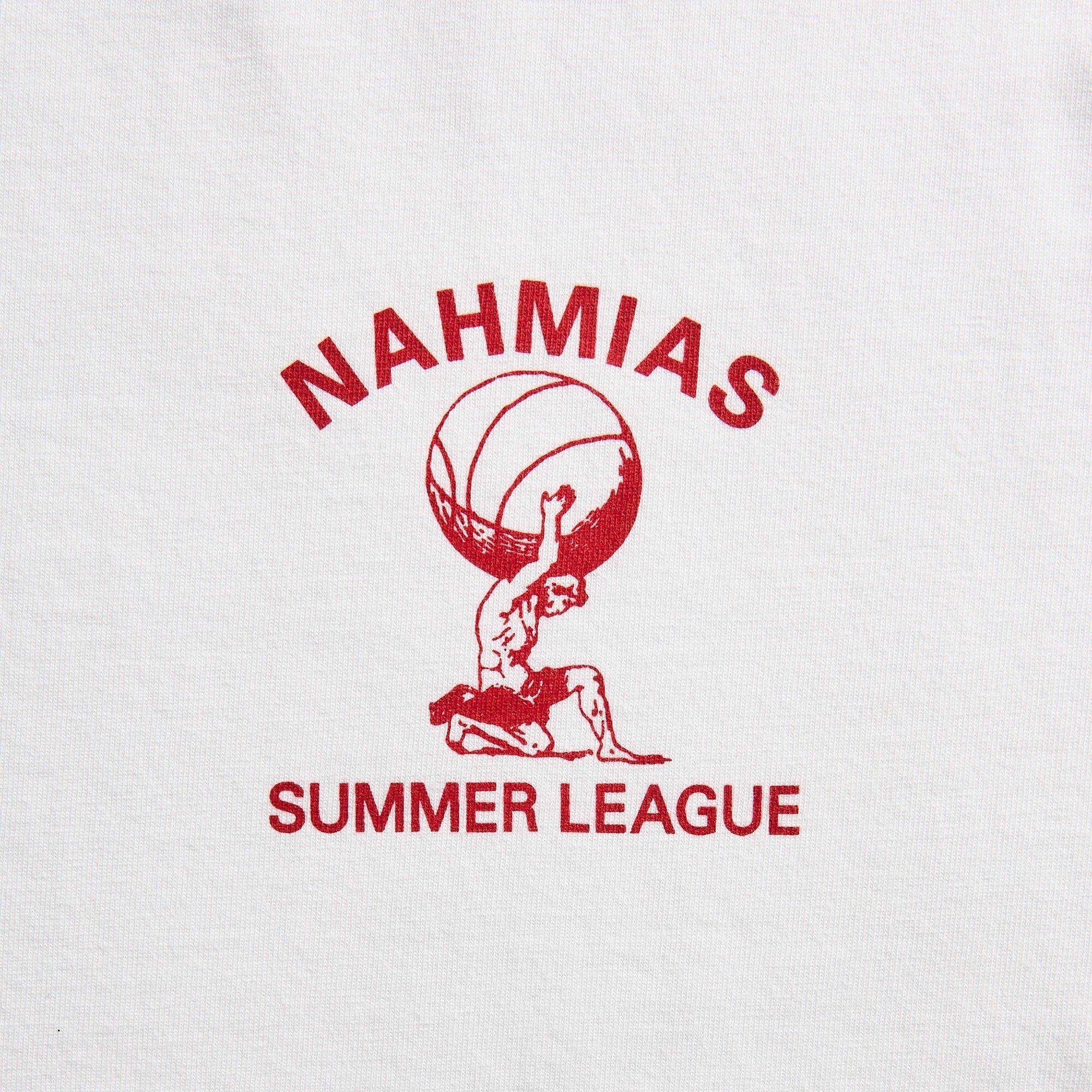 NAHMIAS Youth Basketball Boxy Tee - Optic White