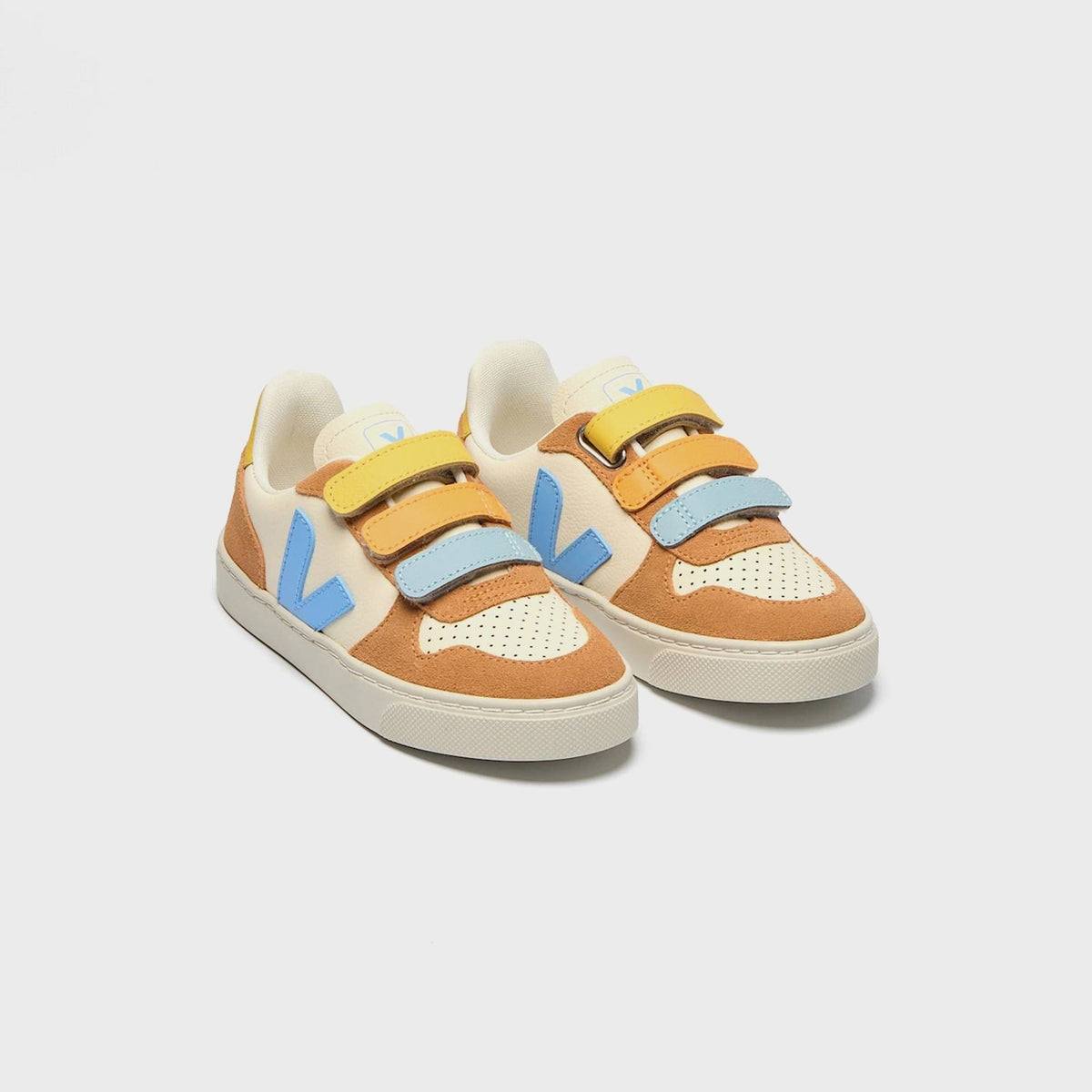 Veja Kids V-10 - Cashew / Aqua / Umber