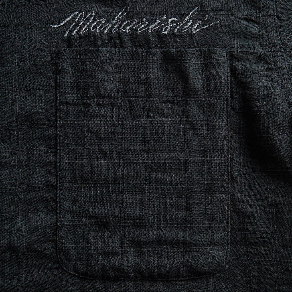 Maharishi 7316 Light Double Voile Cuban Shirt - Navy