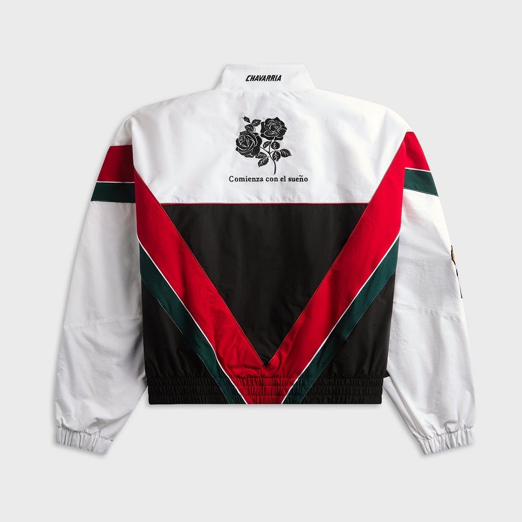 adidas x Willy Chavarria Oversized Anthem Track Jacket - White / Black